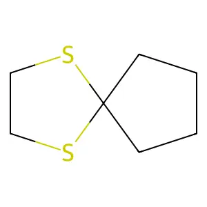 Cyclopentanone ethylene dithioketal structure