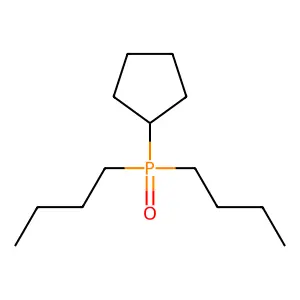 Cyclopentyldibutylphosphine oxide structure