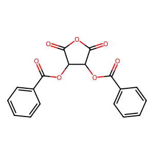 Tartaric anhydride dibenzoate structure