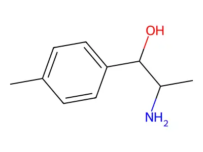 2-Amino-1-(4-methylphenyl)propan-1-ol structure