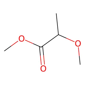Propanoic acid, 2-methoxy-, methyl ester structure