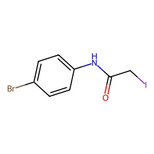 N-(4-Bromophenyl)-2-iodoacetamide structure