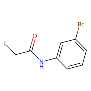 N-(3-Bromophenyl)-2-iodoacetamide structure