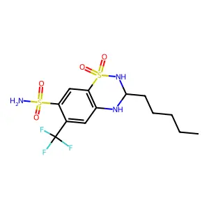 Penflutizide structure