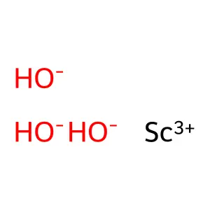Scandium hydroxide (Sc(OH)3) structure
