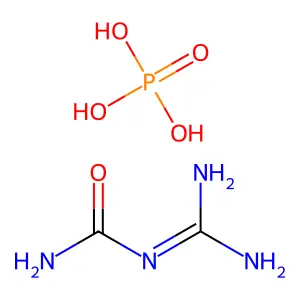 Dicyandiamidine phosphate structure