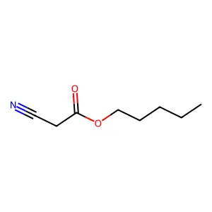 Pentyl cyanoacetate structure
