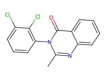 4(3H)-Quinazolinone, 3-(2,3-dichlorophenyl)-2-methyl- structure