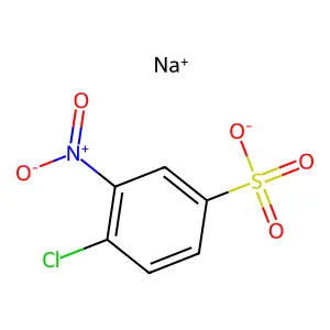 Benzenesulfonic acid, 4-chloro-3-nitro-, sodium salt (1:1) structure