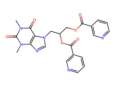 Diniprofylline structure