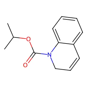 1(2H)-Quinolinecarboxylic acid, isopropyl ester structure