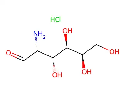 Galactosamine hydrochloride structure
