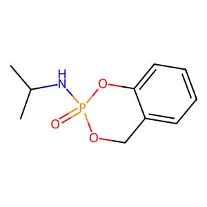 4H-1,3,2-Benzodioxaphosphorin-2-amine, N-(1-methylethyl)-, 2-oxide structure