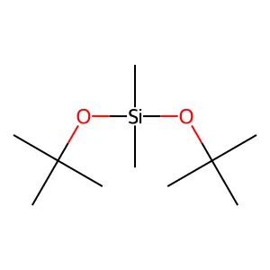 Bis(1,1-dimethylethoxy)dimethylsilane structure