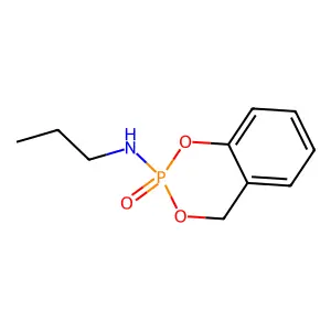 2-(Propylamino)-2H,4H-1,3,2lambda~5~-benzodioxaphosphinin-2-one structure