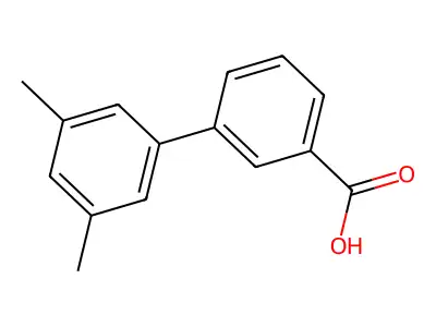 3-(3,5-dimethylphenyl)benzoic Acid structure