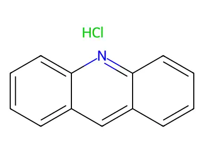 Acridine, monohydrochloride structure