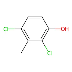 2,4-Dichloro-m-cresol structure