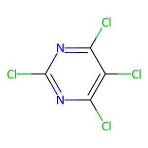 2,4,5,6-Tetrachloropyrimidine structure