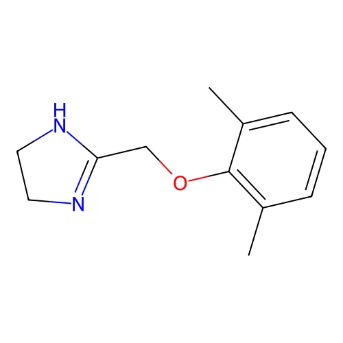 2-[(2,6-dimethylphenoxy)methyl]-4,5-dihydro-1H-imidazole structure
