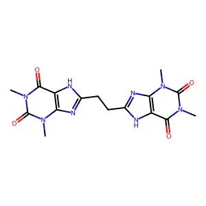 8,8'-Ethyleneditheophylline structure