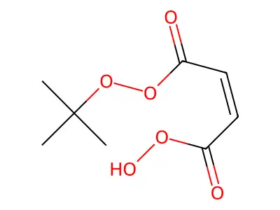4-Tert-butylperoxy-4-oxobut-2-eneperoxoic acid structure