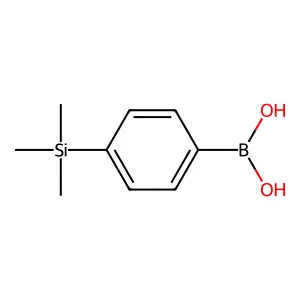 4-(Trimethylsilyl)phenylboronic Acid (contains varying amounts of Anhydride) structure