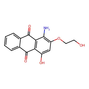 9,10-Anthracenedione, 1-amino-4-hydroxy-2-(2-hydroxyethoxy)- structure