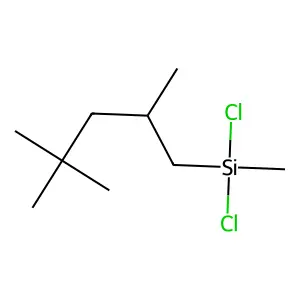 Dichloromethyl(2,4,4-trimethylpentyl)silane structure
