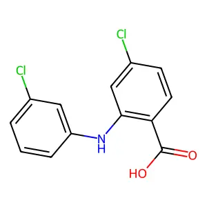 3',5-Dichlorodiphenylamine-2-carboxylic acid structure