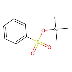 Trimethylsilyl benzenesulphonate structure
