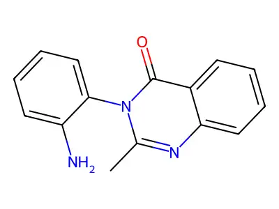 4(3H)-Quinazolinone, 3-(o-aminophenyl)-2-methyl- structure
