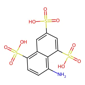8-Aminonaphthalene-1,3,5-trisulfonic acid structure