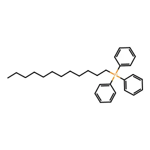 Dodecyltriphenylphosphonium structure