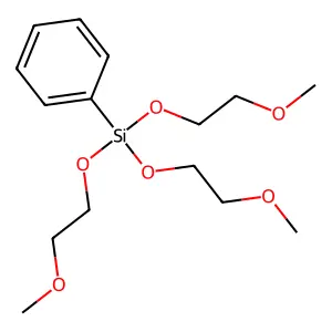 2,5,7,10-Tetraoxa-6-silaundecane, 6-(2-methoxyethoxy)-6-phenyl- structure