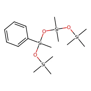 1,1,1,3,3,5,7,7,7-Nonamethyl-5-phenyltetrasiloxane structure
