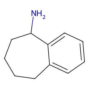 6,7,8,9-tetrahydro-5H-benzo(7)annulen-5-amine structure