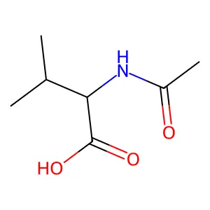 N-acetyl-D-valine structure