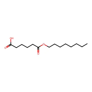 Octyl hydrogen adipate structure