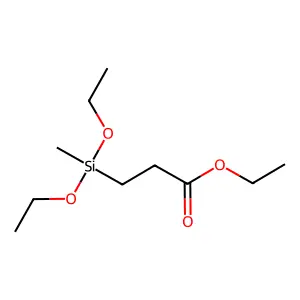 Ethyl 3-(diethoxymethylsilyl)propanoate structure