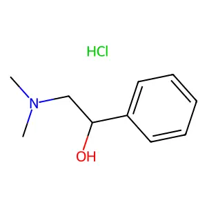 (+-)-Ubine hydrochloride structure