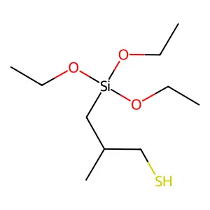 2-Methyl-3-(triethoxysilyl)propanethiol structure