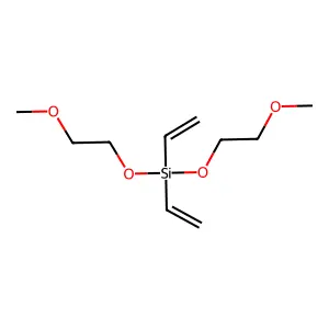6,6-Divinyl-2,5,7,10-tetraoxa-6-silaundecane structure