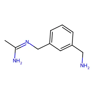 N-(3-(aminomethyl)benzyl)acetamidine structure