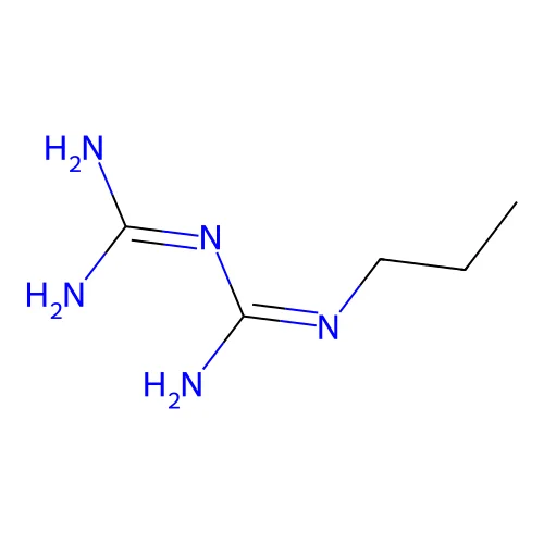 Propylbiguanide structure