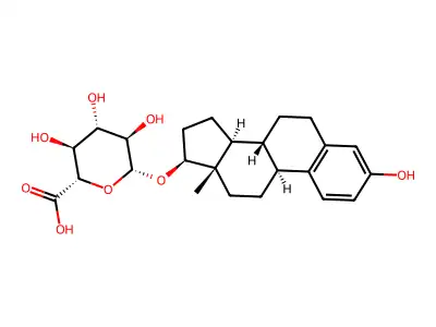 Estradiol-17beta-glucuronide structure