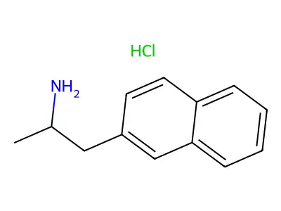 dl-alpha-Methyl-2-naphthaleneethylamine hydrochloride structure