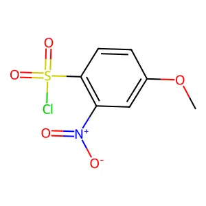 4-Methoxy-2-nitrobenzenesulphonyl chloride structure