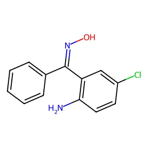 Methanone, (2-amino-5-chlorophenyl)phenyl-, oxime structure