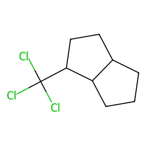 Octahydro-1-(trichloromethyl)pentalene structure